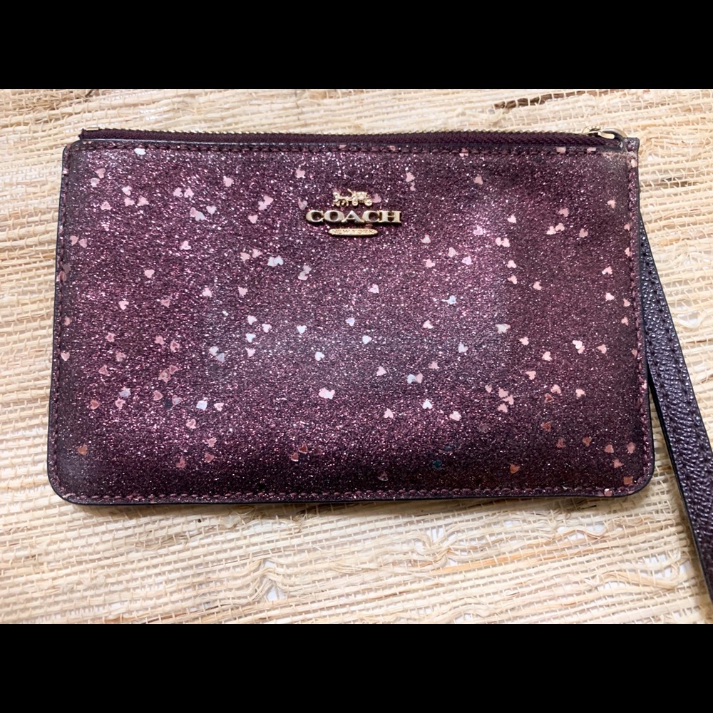 COACH Glitter Wrist Wallet